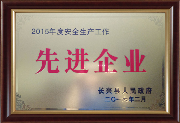 2015年度安全生产工作先进企业